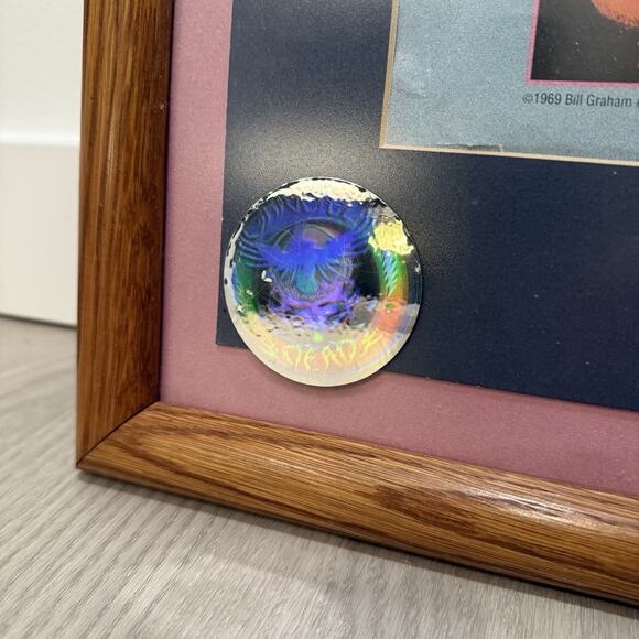 Grateful Dead 1968 New Years Eve Winterland Lee Conklin Bill Graham Poster Frame - Picture 2 of 12